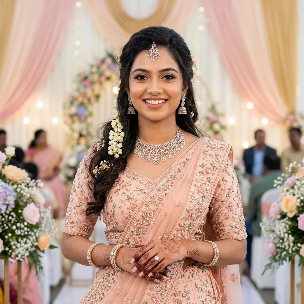 Engagement makeup look